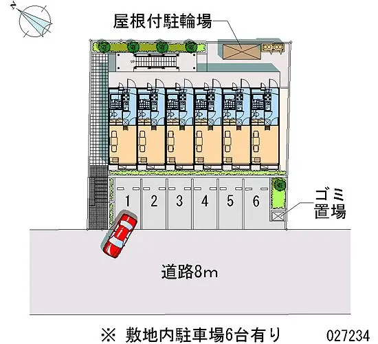 ★手数料０円★松戸市中和倉　月極駐車場（LP）